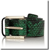 Karen Millen Snake Print Belt