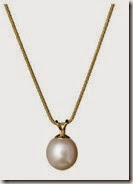 Jersey Pearl 9ct Gold Pearl Pendant Jersey Pearl 9ct Gold Pearl Pendant