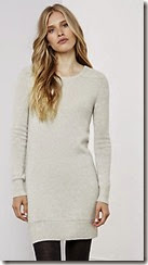 Cashmere Tunic in Silver Grey