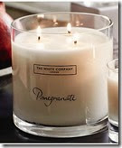 White Company Pomegrate Scented Candle White Company Pomegrate Scented Candle