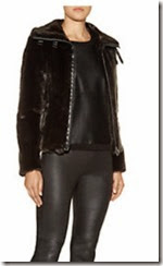 Armani Jeans Faux Fur Short Biker Jacket Armani Jeans Faux Fur Short Biker Jacket