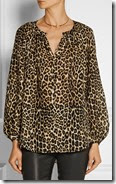 Tamara Mellon Leopard Print Blouse Tamara Mellon Leopard Print Blouse