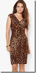 Lauren Ralph Lauren Leopard Print Cap Sleeve Dress Lauren Ralph Lauren Leopard Print Cap Sleeve Dress