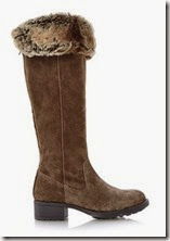 Fur lined and cuffed boot - can be turned up as well Fur lined and cuffed boot - can be turned up as well