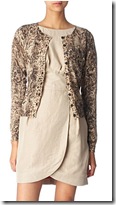 Snake Print Cardigan