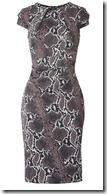 Karen Millen Snake Print Dress