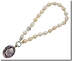 pearl by elise with amethyst